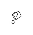 water bucket icon vector image vector image