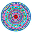 pakistani or indian truck art mandala vector image