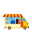 truck template for car branding vector image