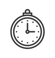 stop watch or chronometer icon pixel perfect vector image vector image
