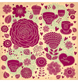 flower pattern vector image vector image