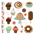 Colorful Collection Baking Items Royalty Free Vector Image