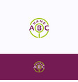 abc logo vector image