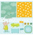 baby bear shower theme vector image