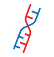 dna icon line design template isolated vector image vector image