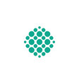 Isolated geek circles composition round rhombic vector image Isolated geek circles composition round rhombic
