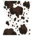 seamless pattern with decorative cow print animal vector image