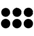 stamp set bold vector image