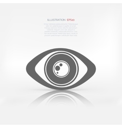 Eye icon human symbol Royalty Free Vector Image