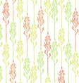 floral pattern with spikelets vector image