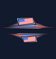 border for american holidays vector image vector image