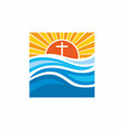 church logo and christian symbols vector image