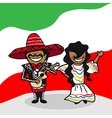 welcome to mexico people vector image vector image