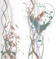 birds in love pastel background vector image vector image