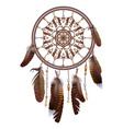 dream catcher vector image vector image