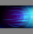 abstract round blue background minimal fluid vector image