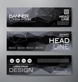banners set for business modern design vector image