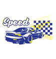 sport car for print vector image