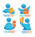 family logo vector image vector image