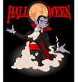 halloween dracula vector image