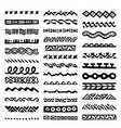 borders collection in ethnic style vector image