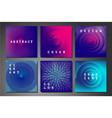 cover set with abstract backgrounds vector image vector image