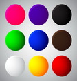 colorful balls web button icon vector image