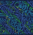 abstract neon algae seamless pattern vector image