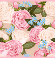 beautiful roses seamless vector image vector image