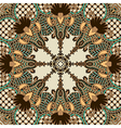 retro paisley seamless pattern vector image vector image