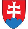slovakia coat arms vector image