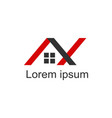 house logomodern design vector image