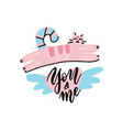 greeting card happy valentines day jumping cute vector image vector image