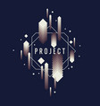abstract background in a modern trendy style vector image vector image