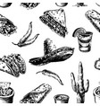 mexico seamless pattern vector image vector image