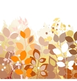 fall leaves background autumn in foliage colors vector image