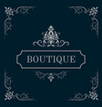 luxury logo template vector image vector image