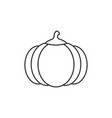 pumpkin outline icon vector image