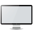 computer display isolated on white in imac style vector image vector image