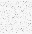 hand drawn seamless pattern with zodiac con vector image vector image