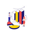 business plan concept vector image vector image