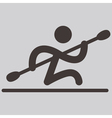 rowing and canoeing icon vector image