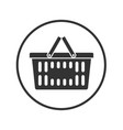 basket symbol vector image