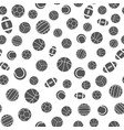 sports balls seamless pattern vector image