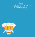 abstract oktoberfest background with special vector image vector image