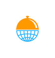 world food logo icon design vector image vector image