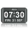 flip clock 88 vector image vector image