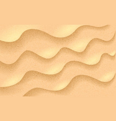 Sand realistic texture beach sand background Vector Image