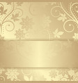 floral background vector image