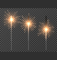 bengal light christmas sparkler lights diwali vector image